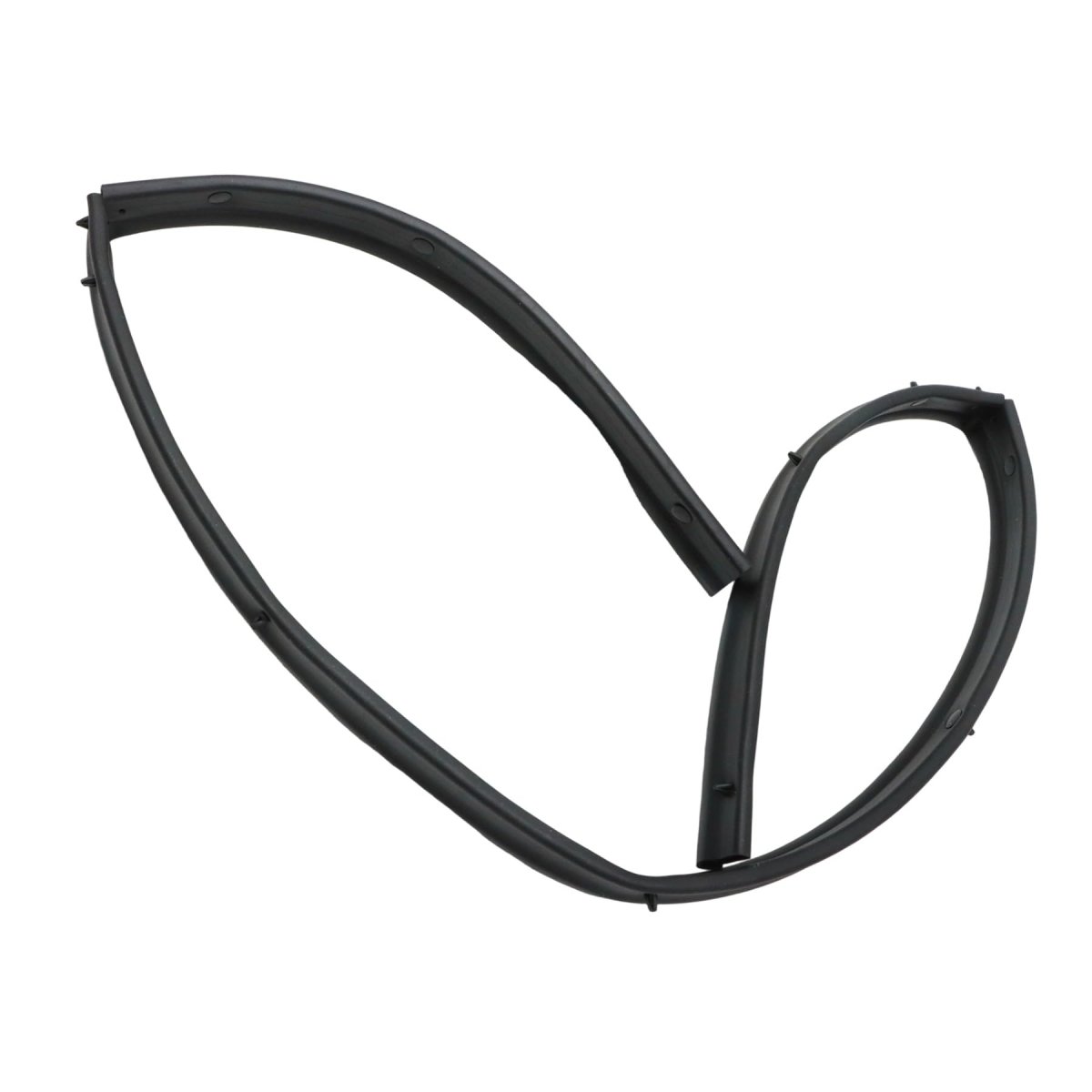 Front Hood To Radiator Weatherstrip Rubber Seal 74142-sr3-010 For Honda Civic 1992 1993 1994 1995 Black Matte Clip On