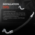 A-premium A C Suction Line Hose Assembly Compatible With Toyota Prius 2010-2011 L4 1 8l Compressor To Evap