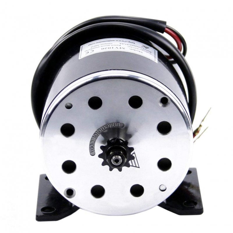 24v 500w Brush Electric Motor For Go Kart Scooter E Bike 2500 Rpm 0 68hp Brushed With 11 Tooth Sprocket 25h Chain Atv Moped