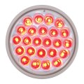 Gg Grand General 78274 4 Inches Pearl Red 24-led Light Clear Lens 