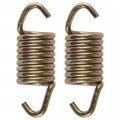 Caltric 2x Exhaust Muffler Tube Pipe Spring Compatible With Polaris