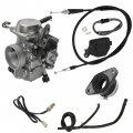 Caltric Carburator Cable With Intake Manifold Boot Compatible Honda Rancher 350 2004-2006