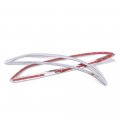 Abs Chrome Rear Tail Fog Light Lamp Cover Trims For Kia Forte Cerato K3 2013 2014 2015 2pcs Set