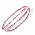 Abs Chrome Rear Tail Fog Light Lamp Cover Trims For Kia Forte Cerato K3 2013 2014 2015 2pcs Set
