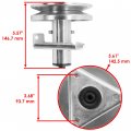 Caltric 2 Spindle Assembly Compatible With John Deere Lawn Tractor Lt160 Am126225 Am121324