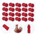 Homsfou 100 Pcs Nozzle Protective Cover Hose Caulking Tube Covers Gorilla Wood Glue 8 Shot Ring Caps Rings