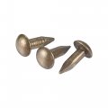 Uxcell Small Tiny Hardware Brass Nails 3mmx10mm Dxl For Diy Wooden Boxes Accessories Bronze Tone 60pcs