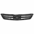 Ho1200149 Factory Style Front Bumper Grill Grille Assembly With Moulding Compatible Honda Civic 4-door 1996-2000 Black