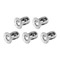 5pcs M6x18 5mm Jack Nuts 304 Stainless Steel Threaded Insert Petal Multi-grip Expansion Rivet Nut Fasteners For Hollow Wall 