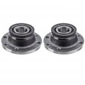 Ocpty 2pc New Premium 512480 Rear Wheel Bearing And Hub Assembly For Fiat 500 2012-2019