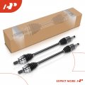 A-premium Pair 2 Rear Cv Axle Shaft Assembly Compatible With Volvo S60 2013-2016 2018 Cross Country 2016-2018 V60 2015-2018