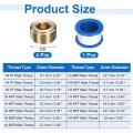 4pcs 1 2 Pt Brass Pipe Plug Fitting Male Thread Internal Hex Socket Cap Countersunk For Sealing Port Pneumatic Solenoid Valve