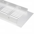 Uxcell Air Vent 200mmx80mm Ventilation Grille Aluminum Alloy Louvered Grill Cover 2pcs