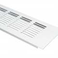 Uxcell Air Vent 200mmx80mm Ventilation Grille Aluminum Alloy Louvered Grill Cover 2pcs