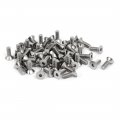M4x12mm 304 Stainless Steel Flat Head Hex Socket Screws Fasteners Din7991 60pcs 