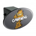 Garfield With Logo Oval Tow Trailer Hitch Cover Plug Insert