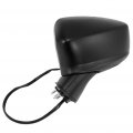 Ocpty Black Driver Side View Mirror Textured With Power Adjustment Manual Folding Turn Signal Compatible For 2016-2018 Toyota