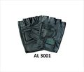 Premium Sheepskin Leather Fingerless Glove W Vented Back And Padded Palm Al-3001-l 