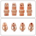 49 Piece Professional Tig Welding Torch Kit Gas Lens And Alumina Nozzles Glass Cups For Wp 17 18 26 Copper Collets Stubby Back 