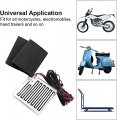 Qiilu 12v Winter Heated Grip Pads Inserts Handlebar Hand Warmers Fits Universal Atv Motorcycle
