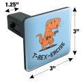 Graphics More T-rex-ercise Exercise Dinosaur Funny Humor Tow Trailer Hitch Cover Plug Insert
