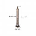 Uxcell Small Tiny Brass Nails 1 5x15mm For Diy Wooden Hardware Accessories 120pcs