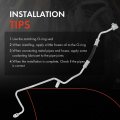 A-premium A C Liquid Line Hose Assembly Compatible With Dodge Grand Caravan Chrysler Town Country 2008-2011 Condenser To Evap