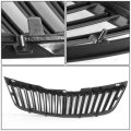 Compatible With Chevy Impala W-body Abs Plastic Vertical Front Bumper Grille Black