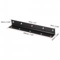 Uxcell Corner Brace Angle Bracket Fastener Stainless Steel L Shape 25mmx25mmx200mm Black With Screws 2 Pcs