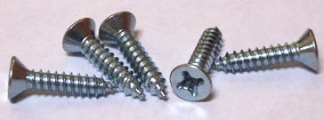 10 X 3 5 In Type Ab Sheet Metal Screws Phillips Flat Head Zinc Plated Steel 800 Piece Carton