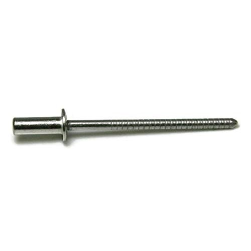 Closed End Sealed Pop Rivets 1 8 In 4ce Stainless Steel Blind 4 Grip 0 188 To 250 100 Pack