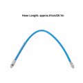 Grease Gun Flex Hose 20 1 Inch Flexible Extension Stainless Steel Hoses Tip Coupler Manual Tools
