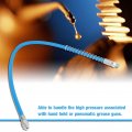 Grease Gun Flex Hose 20 1 Inch Flexible Extension Stainless Steel Hoses Tip Coupler Manual Tools