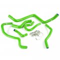 G-plus Silicone Radiator Coolant Hose Pipe Kit Clamps Compatible With Civic 1 6l Sohc D15 D16 Eg Ek 1992-2000 Green