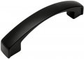 Cosmas 10 Pack 616-96fb Flat Black Modern Cabinet Hardware Arch Handle Pull 3-3 4 Inch 96mm Hole Centers 