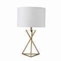 Ore 26 25 Tall Ester Mid-century Metal Table Lamp Hourglass Design Matte Gold 