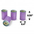 Delaware State Flag Tire Rim Wheel Aluminum Valve Stem Caps