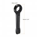 Uxcell 24mm Box End Striking Ring Wrench High Tensile Steel Single Head Spanner Hand Tool