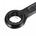 Uxcell 24mm Box End Striking Ring Wrench High Tensile Steel Single Head Spanner Hand Tool