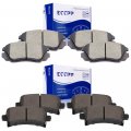 Aintier Automotive Replacement Brake Pads Front Rear Fit For Buick Allure 2010 For Lacrosse 2010-2016 Regal 2011-2017 Chevrolet