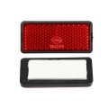 Front Lower Fork Reflector Sticker Rear Saddlebag Side Visibility Stripe Kit Universal Red 4 Pcs 