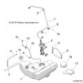 Polaris Rzr Fuel Line Assembly Genuine Part Qty 1
