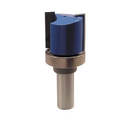 Woodline Wl-1406 Top Bearing Pattern Router Bit 1 2-inch Shank 1-1 8-inch Cutting Diameter 1-inch Length With