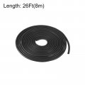 Uxcell Foam Rubber Weather Seal Strip 5mm 13 64 Diameter 8 Meters 26 25ft Long Round Epdm For Diy Gasket Warehouse Pads Tubing