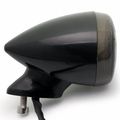 2x 20-led Amber Motorcycle Turn Signal Light Custom Bike Cruiser Chopper Touring Black Smoke