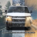 G-plus Headlight W Bulbs Compatible With Chevy Express 1500 2003-2014 2500 3500 2003-2023 Fit Gmc Savana Clear Lens Black