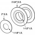Prime-line U 9529 Brass Plated Bore Adaptor Ring Set 3 Pack