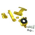 Nbvlkh Motorcycle Adjustable Steering Damper Stabilizer Safety Control With Mounting Bracket Kits Fit For Kawasaki Z1000