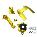 Nbvlkh Motorcycle Adjustable Steering Damper Stabilizer Safety Control With Mounting Bracket Kits Fit For Kawasaki Z1000