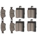 Automotive Replacement Brake Pads Front Rear Fit For Mercedes-benz C230 1999-2000 For C280 1996-2000 E300 1996-1997 